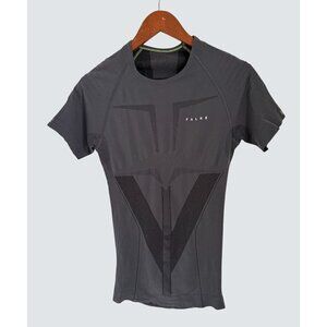 Falke Mens Gray Seamless Athletic T-Shirt Stretchy Fit Size S-M Polyamide Blend